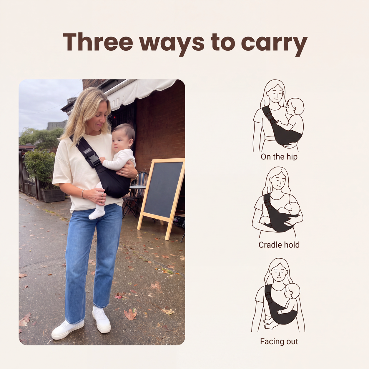 Huggable Co. - Hip Carrier
